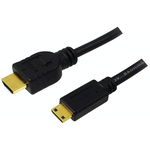 HDMI Male - miniHDMI Male, 1.5m, negru, Logilink