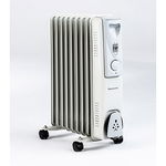 Încălzitor electric cu ulei OH-09, 2000 W,  Gri, Ravanson