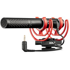 Microfon Rode - Videomic NTG, negru/rosu