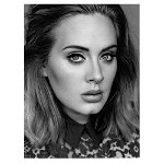 Tablou Adele cantareata 2085 - Material produs:: Poster pe hartie FARA RAMA, Dimensiunea:: 70x100 cm, 