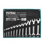Set chei fixe, 12 piese, Total THT1023121 - 6-32mm, 