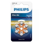 Baterie Zinc Air Aparat Auditiv 6 Buc Phili, PHILIPS