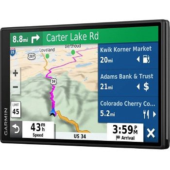 Sistem de navigatie Garmin DriveSmart 55 Full EU MT-S, ecran 5,5inch, Wi-Fi, bluetooth , Informatii din trafic (Negru), Garmin