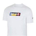 Imbracaminte Barbati Nike Just Do It Bumper Graphic T-Shirt WHITE