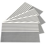 Suport farfurie Stripe gri, 30 x 45 cm, set 4 buc., 