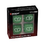 Set Zaruri Ultra Pro - Deluxe 22MM Forest Loyalty Dice Set with 7-12 for Magic The Gathering, Ultra PRO