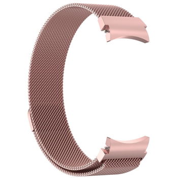 Curea otel inoxidabil Tech-Protect Milaneseband V2 compatibila cu Samsung Galaxy Watch 4/5/5 Pro/6 40/42/44/45/46mm Rose Gold