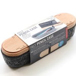 Penar cu suport pentru telefon - Felt Pencil Case