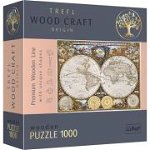 Puzzle din lemn harta lumii antice 1000 de piese, 