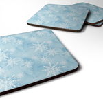 Caroline`s Treasures Carolines Comori BB7552FC fulg de acuarelă pe Light Blue Foam Coaster Se Albastru 3 1/2 x 3 1/2, 