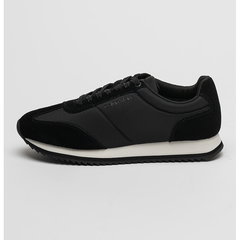CALVIN KLEIN, Pantofi sport low-cut de piele, Gri deschis, Alb murdar, 42 CALVIN KLEIN, Pantofi sport low-cut de piele, Gri deschis, Alb murdar, 42