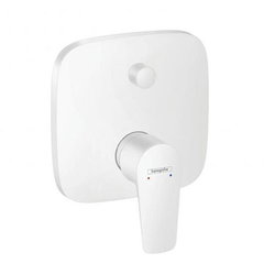 Baterie baie pentru cada / dus, Hansgrohe Talis E 71745700, montaj incastrat, monocomanda, finisaj alb mat Baterie baie pentru cada / dus, Hansgrohe Talis E 71745700, montaj incastrat, monocomanda, finisaj alb mat