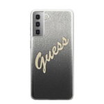 Husa de protectie Cover Guess Glitter Gradient pentru Samsung Galaxy S21 Ultra GUHCS21LPCUGLSBK, Black