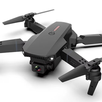 UB Drona E88 PRO 4K brate pliabile 2 camere wifi buton de Return To Home camera 4k HD cu transmisie live pe telefon, GAVE