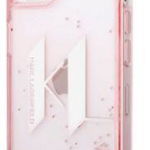 Karl Lagerfeld Karl Lagerfeld KLHCP14SLBKLCP iPhone 14 6,1` różowy/pink hardcase Liquid Glitter Big KL NoSize, Karl Lagerfeld