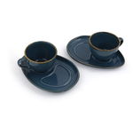 Set 4 piese cafea Keramika, 215 ml, 275KRM1495, ceramica, Lavanda