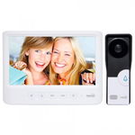 Video-interfon cu fir, ecran LCD 7 inch, infrarosu, alb, Home, Home