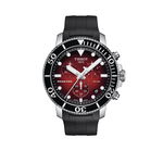 Ceas barbati Tissot Seastar 1000 Cronograph, Cauciuc, Negru