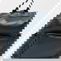 Rucsac de piele ecologica cu buzunare multiple, Francesca Rossi