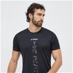 adidas TERREX tricou sport Agravic culoarea negru, cu imprimeu, adidas TERREX