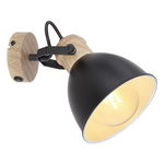 Spot cu intrerupator Wiho, metal, 1 bec, dulie E27, 54018-1S Globo, Globo Lighting