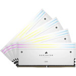 Memorie Dominator Titanium RGB White 64GB 6000MHz CL36 Quad Channel Kit, CORSAIR