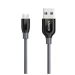 PowerLine+ Premium USB Male la microUSB Male, 1.8 m, Grey, Anker