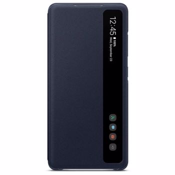 Husa de protectie Samsung Smart Clear View pentru Galaxy S20 FE, Navy