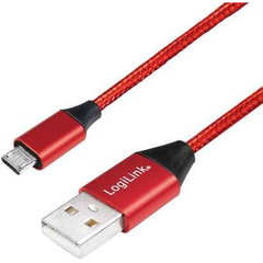 logilink Cablu de date Logilink CU0152 USB 2.0 - Micro USB 1m Red, logilink logilink Cablu de date Logilink CU0152 USB 2.0 - Micro USB 1m Red, logilink