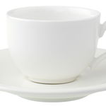 Ceasca si farfuriuta espresso Villeroy & Boch New Cottage Basic 0.08 litri, Villeroy&Boch