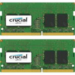 Memorie laptop 16GB DDR4 2400 MHz CL17 Dual Channel Kit, Crucial