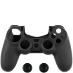 Husa Din Silicon Pentru Controller Si Thumb Grips Spartan Gear Negru PS4
