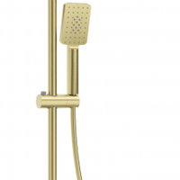 Coloana de dus cu baterie termostatata, culoare auriu periat, Deante Coloana de dus cu baterie termostatata, culoare auriu periat, Deante