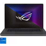 Laptop Gaming ASUS ROG Zephyrus GU603ZU (Procesor Intel® Core™ i7-12700H (24M Cache, up to 4.70 GHz) 16" QHD+, 16GB, 512GB SSD, nVidia GeForce RTX 4050 @6GB, Win 11 Home, Negru/Gri)