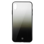 Carcasa Sticla iPhone XS Just Must Glass Gradient White-Black, Just Must