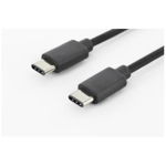 ASSMANN USB 3.0 SuperSpeed Connection Cable USB C M (plug)/USB C M (plug) 1m bla