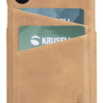 Krusell Protectie pentru spate Sunne Leather Vintage Nude pentru iPhone XR