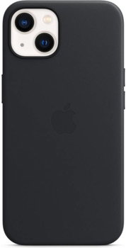 Apple Protectie pentru spate, material piele, cu MagSafe pentru iPhone 13, culoare Midnight