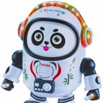 Jucarie interactiva ROBOT PANDA DANSATOR, cu sunete si lumini