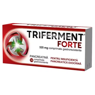 Triferment Forte 325mg, 10 comprimate, Biofarm, Biofarm