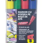 Set 4 markere - Posca PC-3M, Permanent, Multicolor