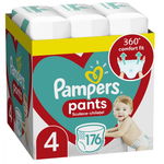 Scutece Chilotel Pants Marimea 4 9-15KG 176 Bucati, PAMPERS