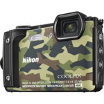 Aparat foto Nikon Coolpix W300 Holiday kit, camuflaj