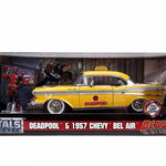 Masinuta yellow taxi 1957 Chevy Dead Pool, scara 1:24