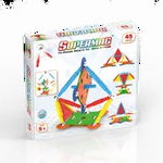 Set de constructie magnetic Supermag Projects Multicolor, 45 piese, Supermag