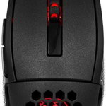 Mouse Ttesports Talon X Gaming Gear Combo (MO-CPC-WDOOBK-01) + Mousepad Dasher, Optic, USB, cu fir, 2100 DPI, 6 butoane, Rosu, 