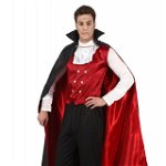 Costum de Halloween pentru adulti, Dracula, Velve