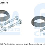 Set montare sistem esapament BM CATALYSTS Toyota Prius 1.5H 09.03-12.09 exhaust system mounting elements, BM CATALYSTS