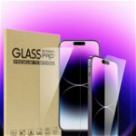 [Pachet 2x] Sticla securizata ( PREMIUM Tempered ) pentru - iPhone 13 Pro Max B9790 E, 