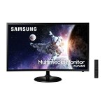 Monitor curbat gaming LED Samsung LC32F39MFUUXEN, Multimedia, 32", Full HD, Flicker Free, Negru